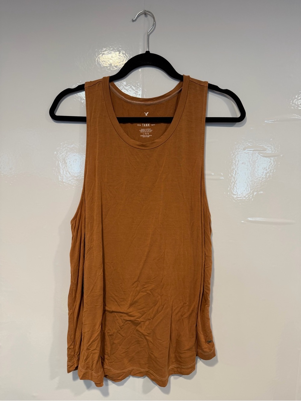 American Eagle soft and sexy Sleeveless Tank Top Camel Brown - Picture 1 of 3